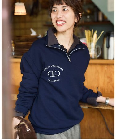 ADULT ORIENTED ROBES × IENA  ZIP UP SWEAT