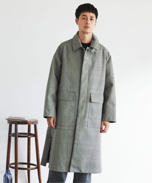 ”CONFFECT EDIFICE” ボンディング ステンカラーコート