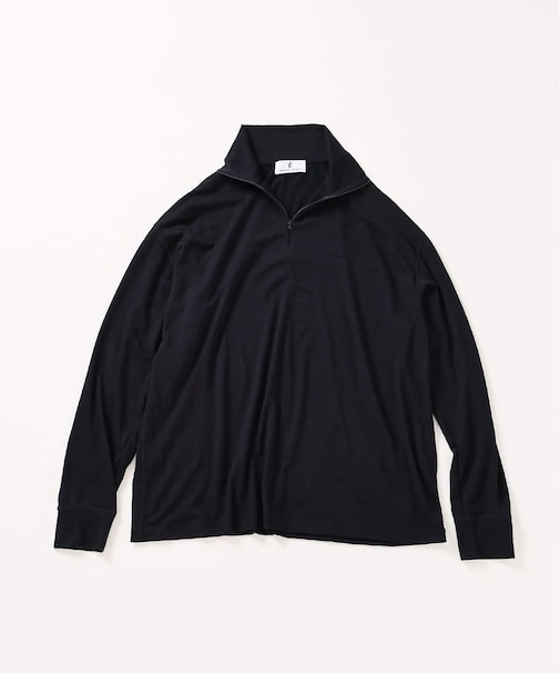 E. TanC(タンク) WOOL HALF ZIP ロングスリーブ