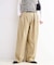 ウォッシャブル / T/Cワイドチノパンツ