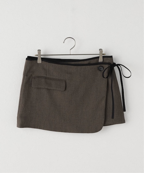 グラシエツイードラップスカート｜ベーセーストックのアウトレット通販