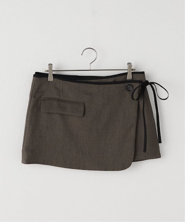 グラシエツイードラップスカート