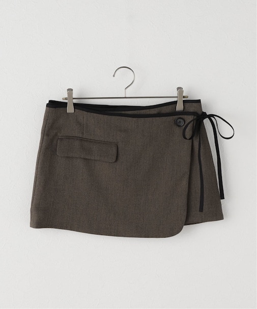 グラシエツイードラップスカート