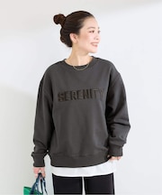 ウォッシャブル / ロゴオーバースウェット