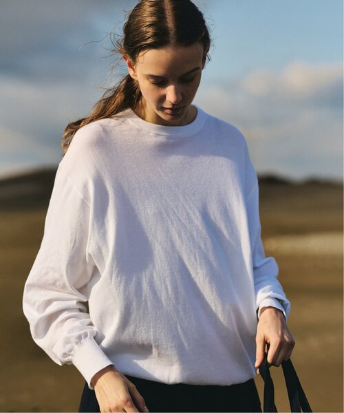 FOLL / フォル】italian cotton everyday sweater｜ベーセーストックの