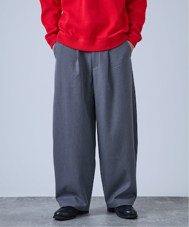 トラッド バレルワイドスラックス