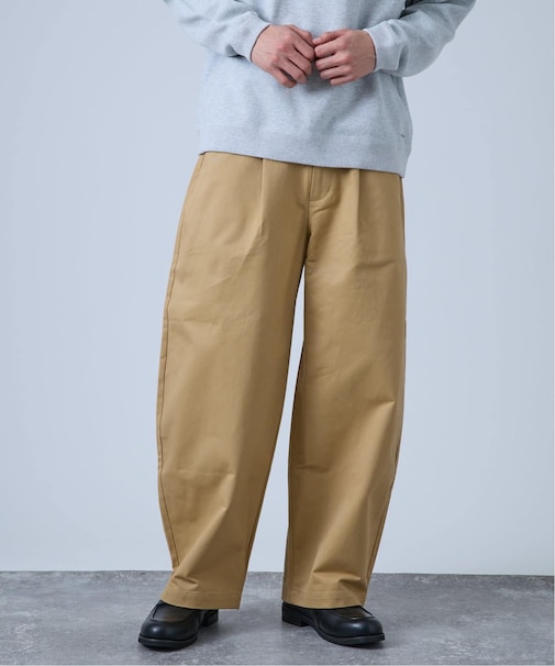 トラッド バレルワイドスラックス