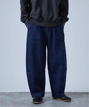 トラッド バレルワイドスラックス