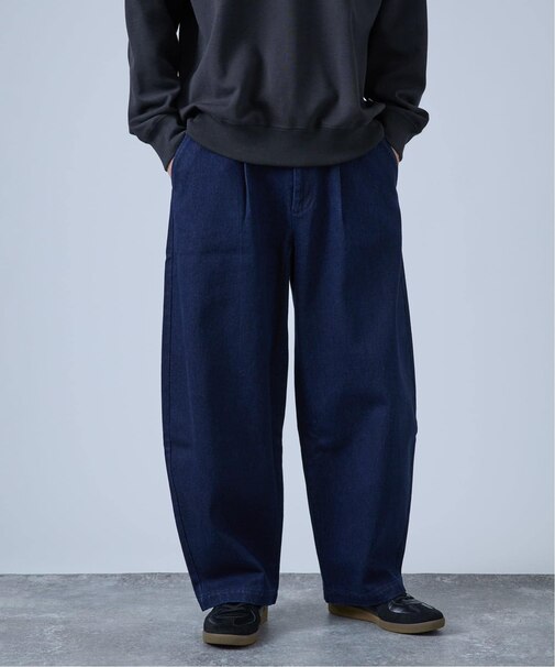 トラッド バレルワイドスラックス