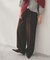 Higuchi*Sビーバーストレートタックパンツ