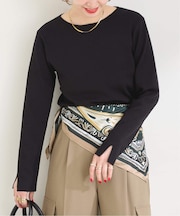 《追加2》ウォッシャブル / ソウバリボートネックプルオーバー