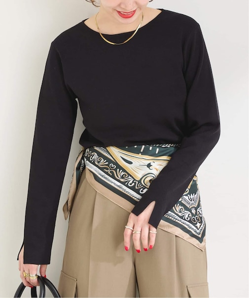 《追加2》ウォッシャブル / ソウバリボートネックプルオーバー