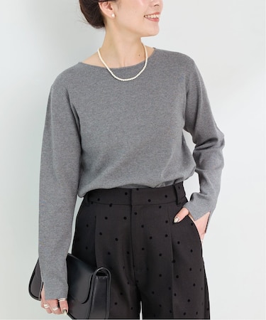 《追加2》ウォッシャブル / ソウバリボートネックプルオーバー