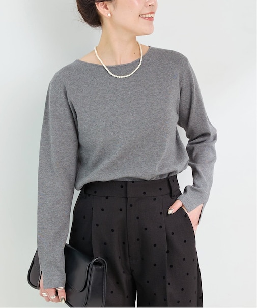 《追加2》ウォッシャブル / ソウバリボートネックプルオーバー