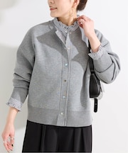 ウォッシャブル / 接結ニットカーディガン