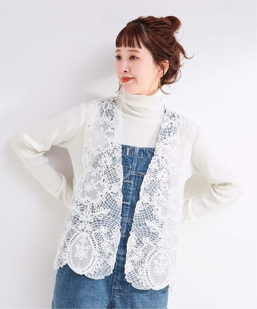 コード刺繍ベスト