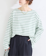 ウォッシャブル / バスクボーダーロンTEE