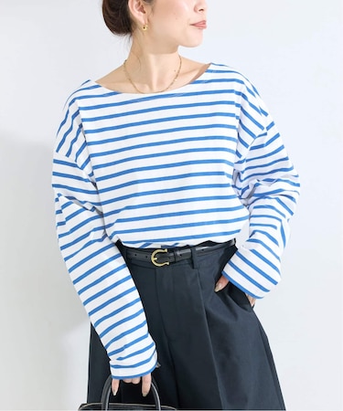 ウォッシャブル / バスクボーダーロンTEE