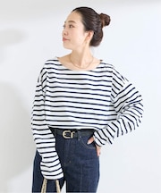 ウォッシャブル / バスクボーダーロンTEE