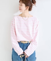 ウォッシャブル / バスクボーダーロンTEE