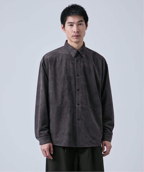 追加》フェイクスエード シャツジャケット｜ベーセーストックの