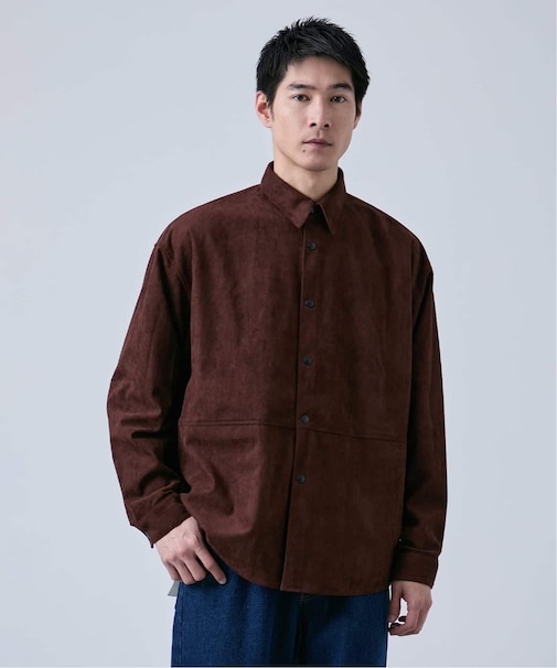 《追加》フェイクスエード シャツジャケット