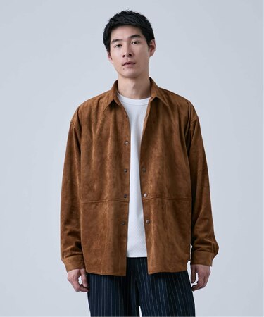 《追加》フェイクスエード シャツジャケット