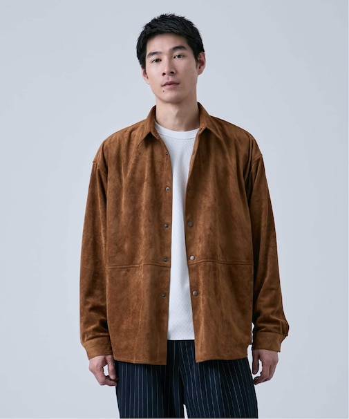 《追加》フェイクスエード シャツジャケット