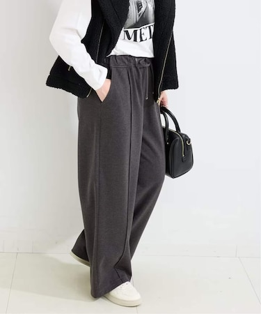 《追加》ウォッシャブル / センターシーム起毛パンツ