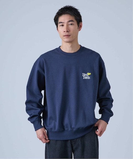 【BEN DAVIS / ベンデイビス】別注 Heart LOGO CREW