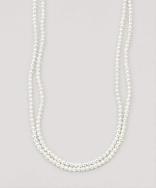 《追加》ガラスパールロングネックレス