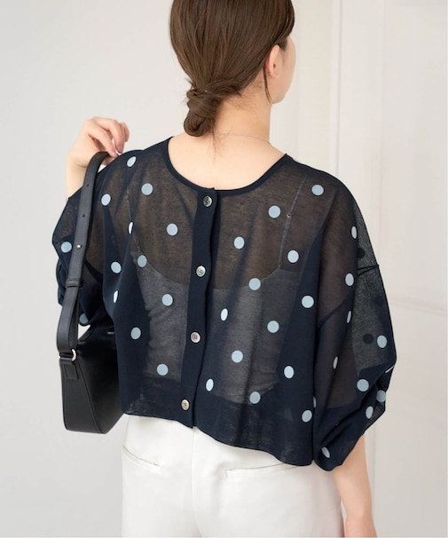 FILMY ドット カーディガン