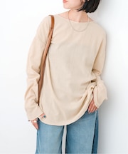 コットンクレープルーズプルオーバー