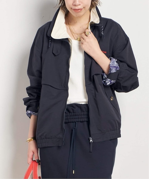 GREEN BUTTER/グリーンバター】Cotton Layered Trucker Jacket｜ベー