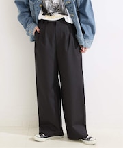 ウォッシャブル / 2タックストレートパンツ