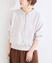 《追加2》ウォッシャブル / 裏毛ハーフジッププルオーバー