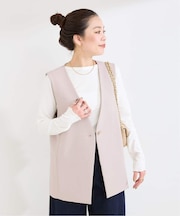 手洗い可 / T/R ダブルクロス ベスト