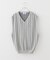 KEBOZ BALL STRIPE KNIT VEST