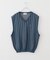 KEBOZ BALL STRIPE KNIT VEST