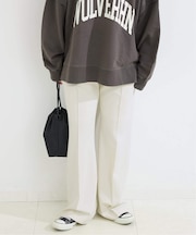 ウォッシャブル / Wジャージソフトフレアリーンパンツ