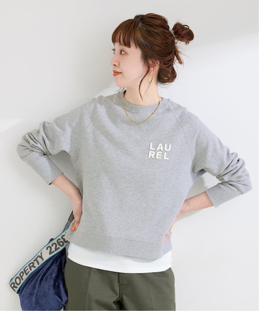 ウォッシャブル / シリコンロゴスウェット