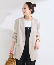 手洗い可 / リネンライクC/LESSジャケット