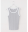 ウォッシャブル / Miller / ミラー パネルリブタンクトップ