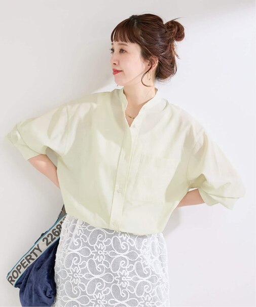 手洗い可 / インナードッキングバルーンシャツ