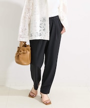 ウォッシャブル / テーパードパンツ