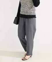 ウォッシャブル / テーパードパンツ