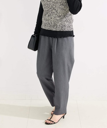 ウォッシャブル / テーパードパンツ