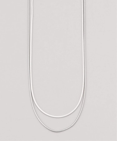 2連ショートネックレス