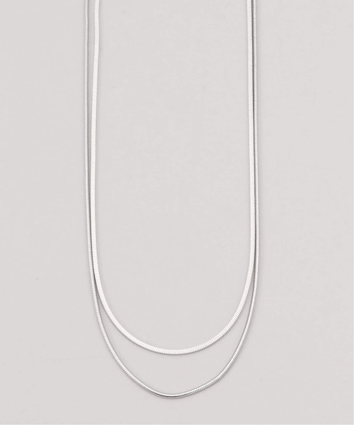 2連ショートネックレス