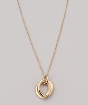 ダブルリングトップネックレス